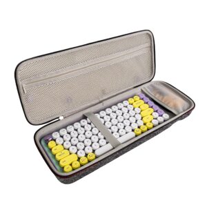 btopcase hard eva protective carrying storage case for logitech pop wireless mouse and pop keys mechanical keyboard combo