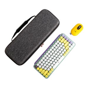 BTOPCASE Hard EVA Protective Carrying Storage Case for Logitech POP Wireless Mouse and POP Keys Mechanical Keyboard Combo