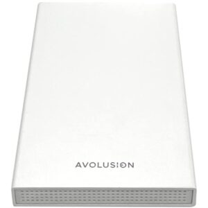 Avolusion HD250U3-WH 2TB USB 3.0 Portable External Gaming Hard Drive (for XBOX Series X|S, Pre-Formatted) - 2 Year Warranty