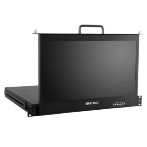 SEETEC 17.3 Inch 1RU Pull Out Rack Mount Monitor Full HD 1920x1080 Broadcast LCD Monitor SC173-HD-56 (HDMI)