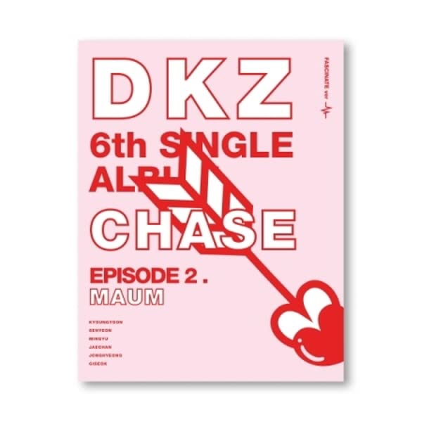 DKZ Chase Episode 2. MAUM 6th Single Album Fascinate Version CD+96p PhotoBook+2p PhotoCard+1p Postcard+1p 4Cut PhotoFilm+1p ID Card+1ea Sticker+Tracking Sealed