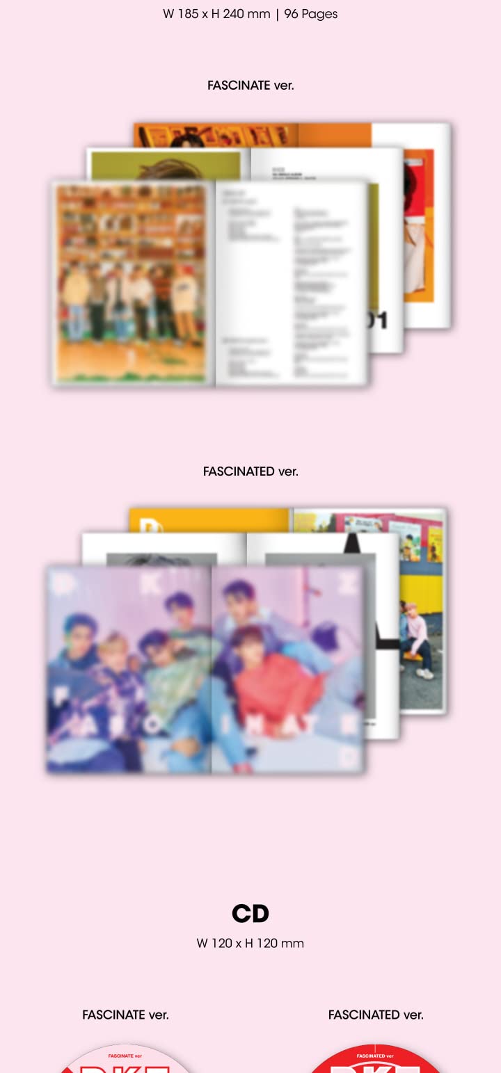 DKZ Chase Episode 2. MAUM 6th Single Album 2 Version Set CD+96p PhotoBook+2p PhotoCard+1p Postcard+1p 4Cut PhotoFilm+1p ID Card+1ea Sticker+Tracking Sealed