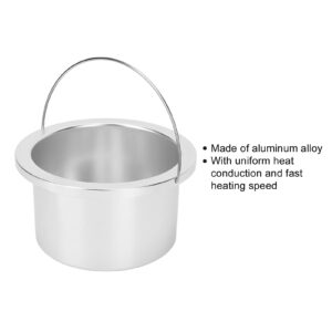 Wax Pot,Portable Wax Melting Inner Pot Depilatory Machine Pot Waxing Warmer Replacement Pot for Hair Remover Machine Wax Warmer Replacement Tin Inner Pot Portable Hair Removal Waxing Bowl