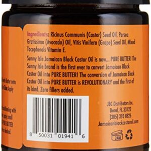 Sunny Isle Jamaican Black Castor Oil Root Repair Growth Butter 8oz | Restores & Revitalizes ALL Damaged Hair Types | Nutrient-Rich | Fights Dry, Itchy, Flaky Scalp