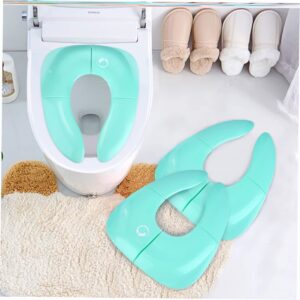 Kisdream Portable Potty Training Seat for Toddlers, Perfect Folding Travel Toddler Toilet Training Seat, 4 Non-Slip Silicone Pads, Fits Most Toilets, Includes Free Travel Bag