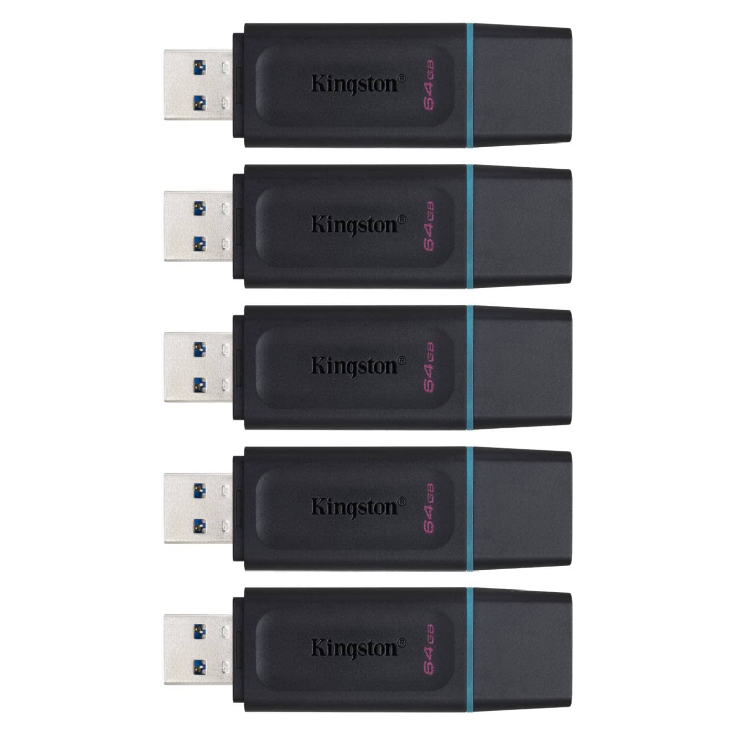 Kingston 64GB DataTraveler Exodia Flash Drive - DTX/64GB (5 Pack)