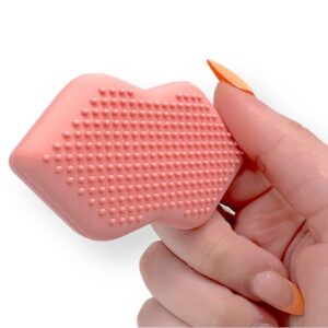 (1 PC) Lip scrubber and exfoliating brush tool, silicone material for men women, smoother and fuller lip appearance