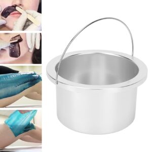 Wax Pot,Portable Wax Melting Inner Pot Depilatory Machine Pot Waxing Warmer Replacement Pot for Hair Remover Machine Wax Warmer Replacement Tin Inner Pot Portable Hair Removal Waxing Bowl