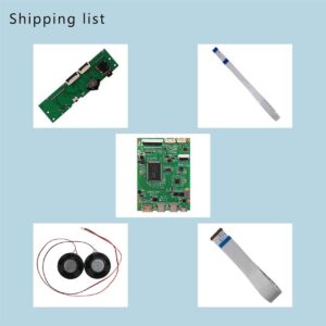 FanyiTek USB C Type C mini HD-MI Control Board for 15.6" 1366x768 B156XTK01.0 Touch HD 40pin Glossy OnCell Digitizer LCD LED Display