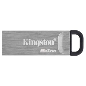 Kingston 64GB Kyson USB 3.2 Gen 1 200MB/s Read Metal Flash Drive (3-pack) (3 Items)