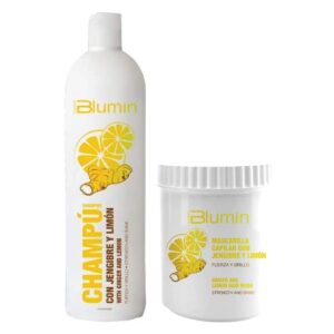 blumin kit shampoo (1000ml) & mask (700ml) ginger and lemon