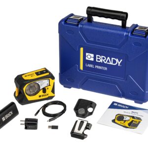 Brady M211 Portable Bluetooth Label Printer Kit (M211-KIT), Yellow/Black