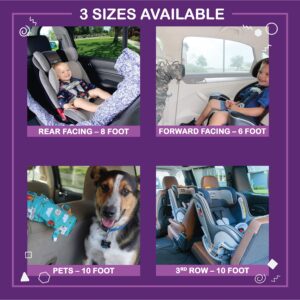 NOGGLE, 6ft - Kids Personal Air Conditioning System, Made in USA, Directs Cool Air to Children in The Backseat - Air Conditioning Vent Hose for Vehicles, Making The Back Seat Cool Again - Grey