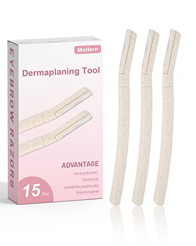 15 Pcs Dermaplane Razor for Women Face, Eyebrow Razors, Face shavers for Women, Multipurpose Dermaplaning Tool for Face