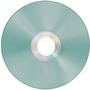 PlexDisc TY Series Blue CD-R 52X 700MB Digital Audio Logo Top Recordable Media Disc - 50pk Cake Box 669-814-BX (FFB), 50 Discs