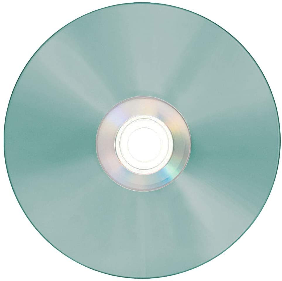 PlexDisc TY Series Blue CD-R 52X 700MB Digital Audio Logo Top Recordable Media Disc - 50pk Cake Box 669-814-BX (FFB), 50 Discs