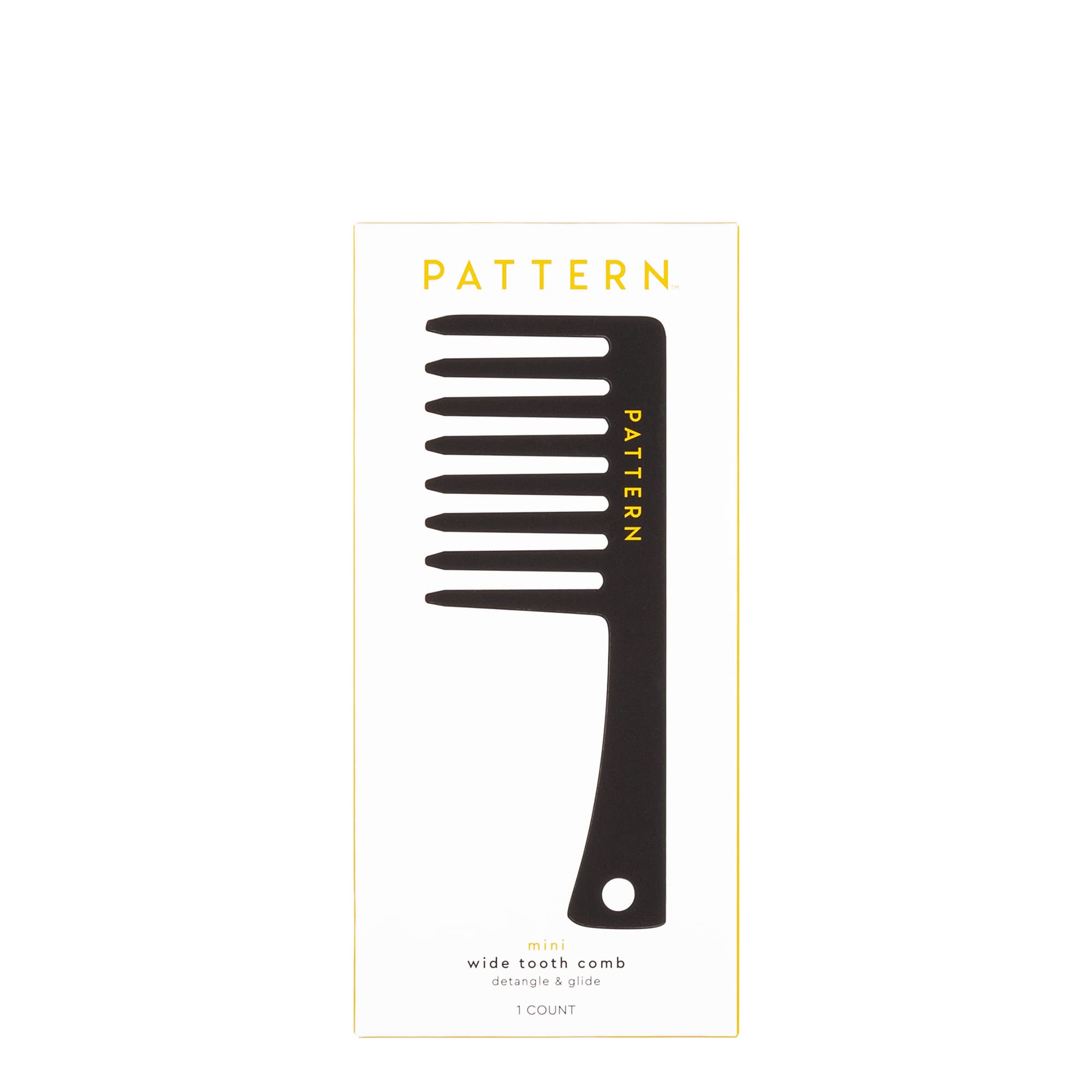 PATTERN Beauty by Tracee Ellis Ross Mini Wide Tooth Comb for Curly Hair, Coilies and Tight-Textured Hair