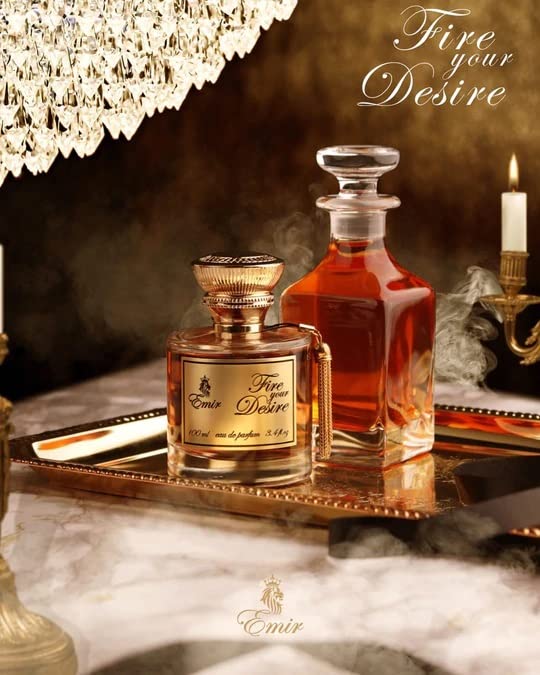 Paris Corner FIRE YOUR DESIRE EDP 3.4 Fl Oz FRAGRANCE UNISEX EMIR SERIES PERFUMES