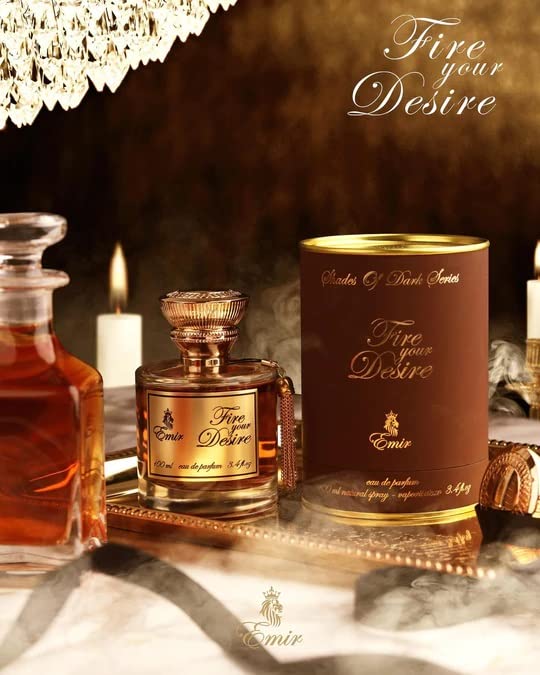 Paris Corner FIRE YOUR DESIRE EDP 3.4 Fl Oz FRAGRANCE UNISEX EMIR SERIES PERFUMES