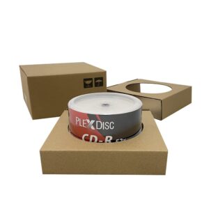 PlexDisc TY Series Blue CD-R 52X 700MB Digital Audio Logo Top Recordable Media Disc - 50pk Cake Box 669-814-BX (FFB), 50 Discs