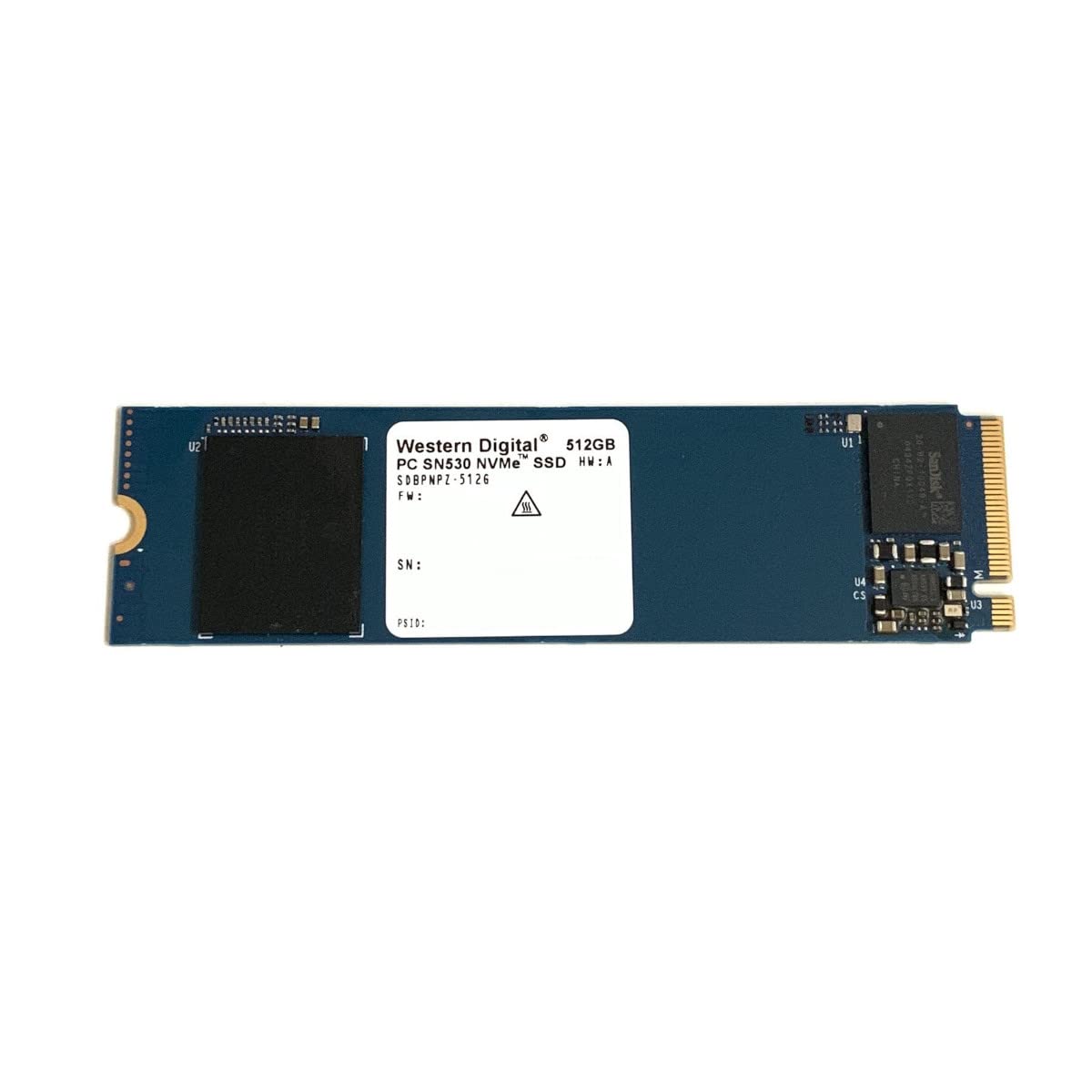 Western Digital WD 512GB SSD PC SN530 M.2 2280 PCIe Gen3 x4 NVMe SDBPNPZ-512G Solid State Drive for Dell HP Lenovo Laptop Desktop Ultrabook