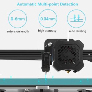 Comgrow PLA 3D Printer Filament Black and Creality CR Touch Auto Bed Leveling Sensor Kit