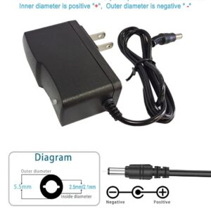 MTYTOT 4.2V 1A 1000mA Power Supply Adapter AC to DC Power Supply Transformer 5.5mmx2.5mm DC Plug