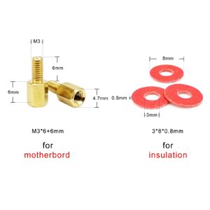 Wshao store 305/780pcs Computer PC Case Hard Disk Drive Fan Motherboard Power Supply Server Assemble Repair Hand Screw Bolt Standoff Set Kit (Color : Set A 305pcs)