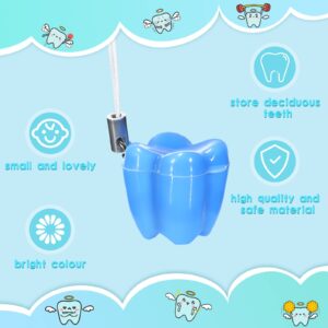 90 Pack Lost Teeth Saver Necklace Milk Teeth Storage Box Necklace Lovely Baby Milk Tooth Fairy Save Box Nice Child Teeth Keepsake Holder Tooth Organizer for Kids Lost Teeth Container, Shower Gift