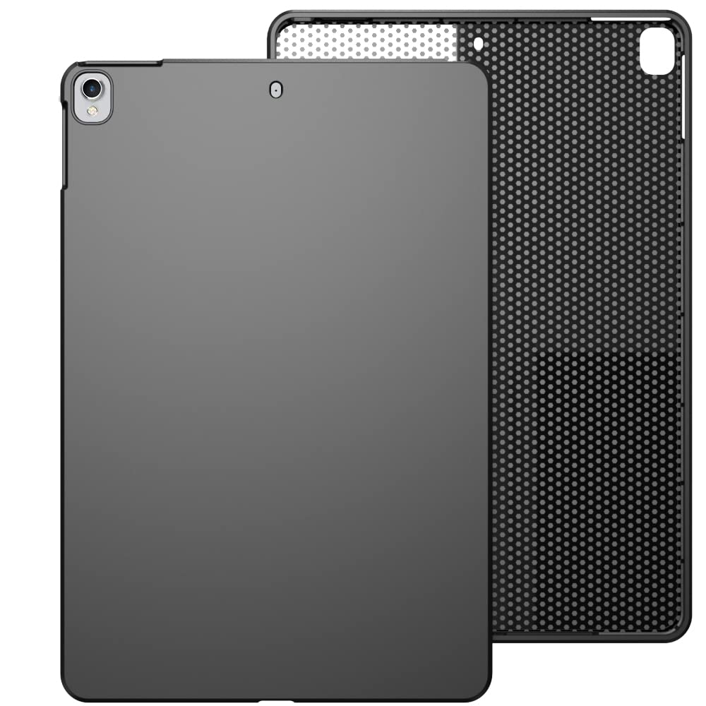 WOGROO Case for iPad 7th, 8th & 9th Gen 10.2",iPad Air 3 2019/ iPad Pro 10.5-inch Case, Thin and Soft Tablet Protective Cover for iPad 10.2 & 10.5, Black