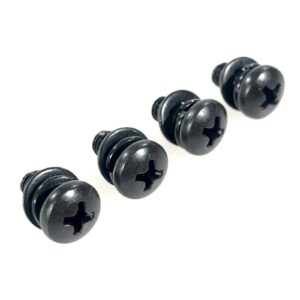 replacementscrews m5 x 10mm (m5l10, psw m5x10) base stand screws for many sony tvs - set of 4