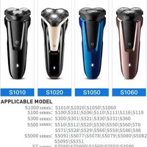 YAFIYGI Replacement for Heads Shaving Heads SH30 SH52 and Series 3000 2000 1000 Shavers S738 Click and Style Easy Cut Replace Heads 3 Pack