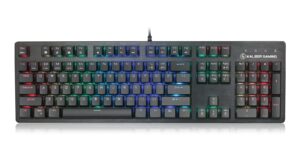 iogear kaliber gaming hver stealth gaming keyboard (gkb740)