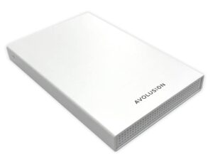 avolusion hd250u3-wh 500gb usb 3.0 portable external gaming hard drive - white (for ps4 / ps5, pre-formatted) - 2 year warranty (renewed)