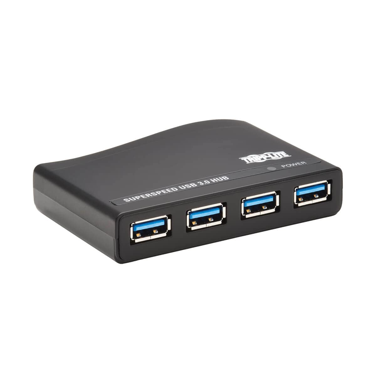 Tripp Lite 4-Port USB-A Mini Hub - USB 3.2 Gen 1, Up to 5 Gigabits per Second, Plug-and-Play No Software Needed, International Plug Adapters for UK, EU, & Australia - 1-Year Warranty (U360-004-R-INT)