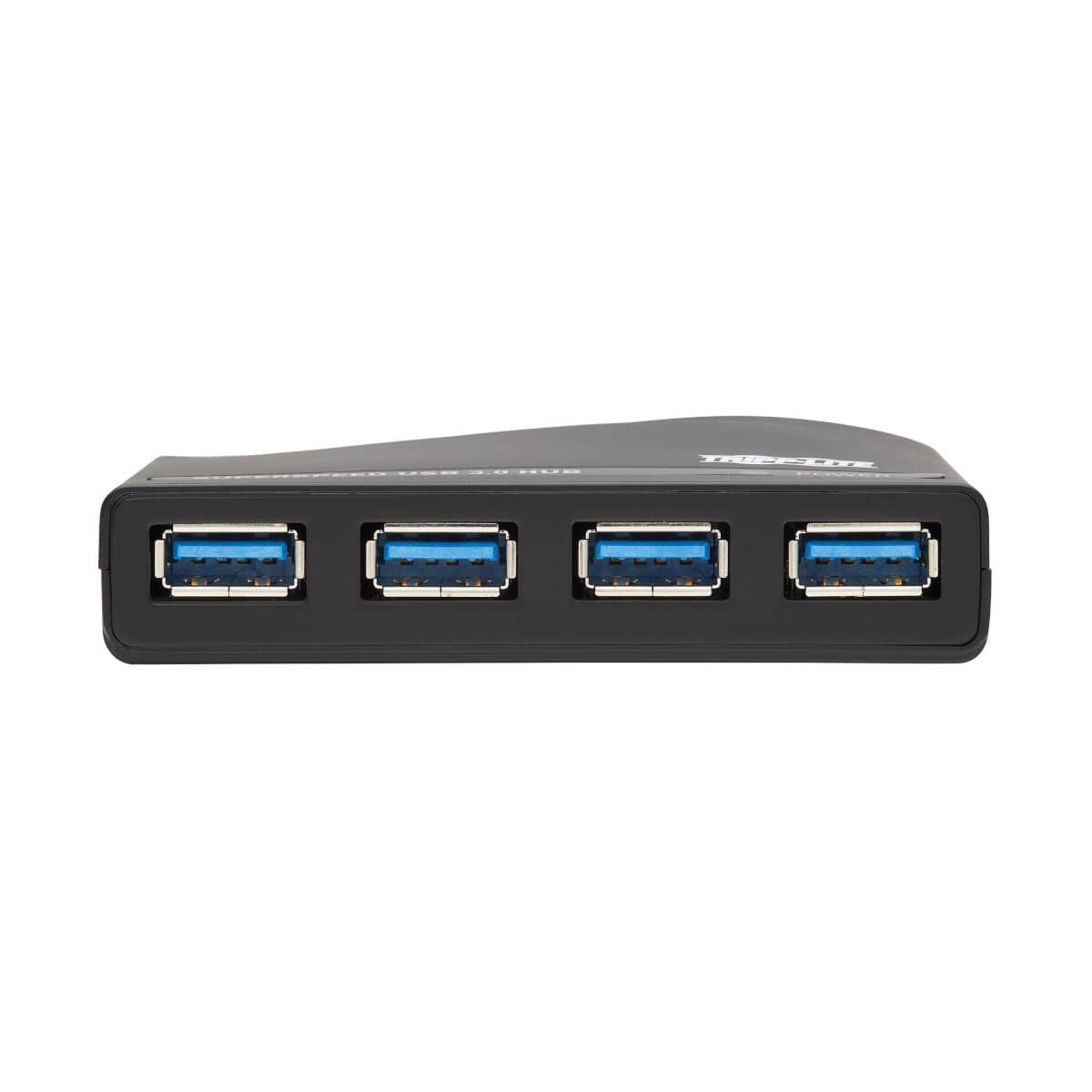 Tripp Lite 4-Port USB-A Mini Hub - USB 3.2 Gen 1, Up to 5 Gigabits per Second, Plug-and-Play No Software Needed, International Plug Adapters for UK, EU, & Australia - 1-Year Warranty (U360-004-R-INT)