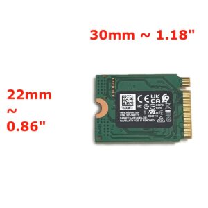 Micron SSD 1TB M.2 2230 30mm NVMe PCIe 4.0 Gen4 x4 MTFDKBK1T0TFK 2450 Series Solid State Drive for PS5 Dell HP Lenovo Laptop Desktop Ultrabook Surface Steam Deck