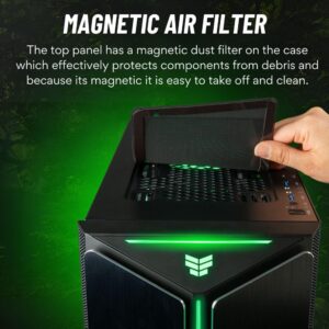 Mantis V2 Gaming PC Desktop - NVIDIA GeForce RTX 4070 TI Super, Intel 24-Core i9-14900KF Processor, WaterCooled, 32GB DDR5 RAM, 1TB NVMe SSD + 3TB HDD, WiFi, Windows 11 Home - RGB Gamer Computer