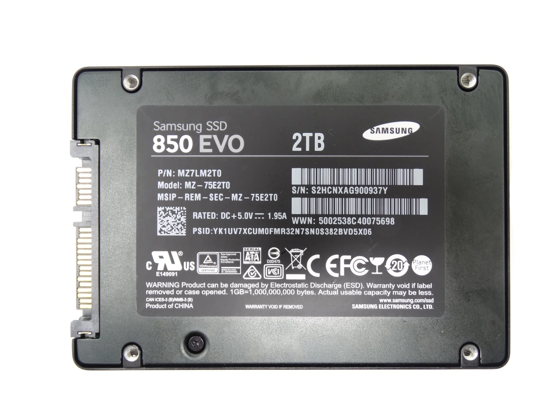 METservers PM863 1.92TB 6Gbps SATA 2.5'' Enterprise SSD MZ-7LM1T90 MZ7LM1T9HCJM-00003 (Renewed)