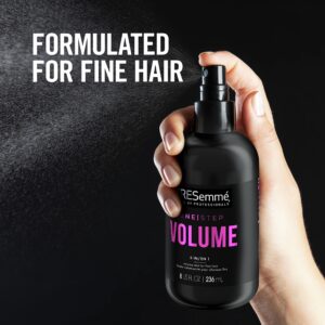 TRESemmé One Step 5-in-1 Volumizing Hair Styling Mist 2 Count For Fine Hair Hair Care Product for Soft, Weightless Volume 8 oz