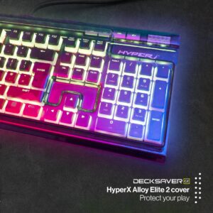 Decksaver GE Keyboard Cover Compatible with HyperX Alloy Elite 2