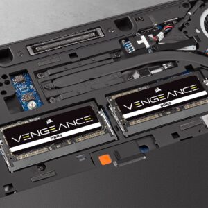 CORSAIR VENGEANCE SODIMM DDR5 RAM 32GB (2x16GB) 4800MHz CL40 Intel XMP iCUE Compatible Computer Memory - Black (CMSX32GX5M2A4800C40)