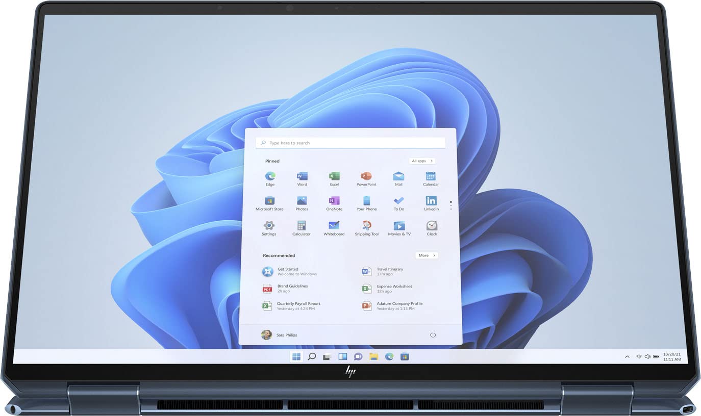 HP Spectre x360 16” 3K+ IPS (3072 x 1920) 2-in-1 Laptop, Touch 400nits, i7-11390H, Iris Xe Graphics, 17h Battery, Thunderbolt 4, Wi-Fi 6, Fingerprint, w Stylus+Sleeve (16GB RAM | 512GB PCIe SSD)