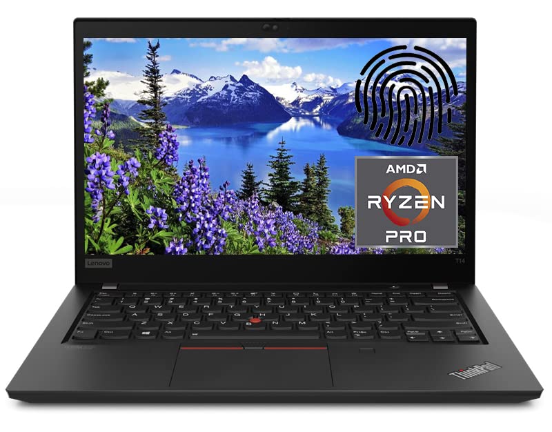 Lenovo 【Win 10 PRO】 Newest ThinkPad T14 Gen 2 14" FHD 400 nits Business Laptop, AMD Ryzen 5 PRO 5650U(Beat i7-10875H), 16GB 3200MHz RAM, 512GB NVMe SSD, Fingerprint, Backlit KB, HDMI + CUE Accessorie