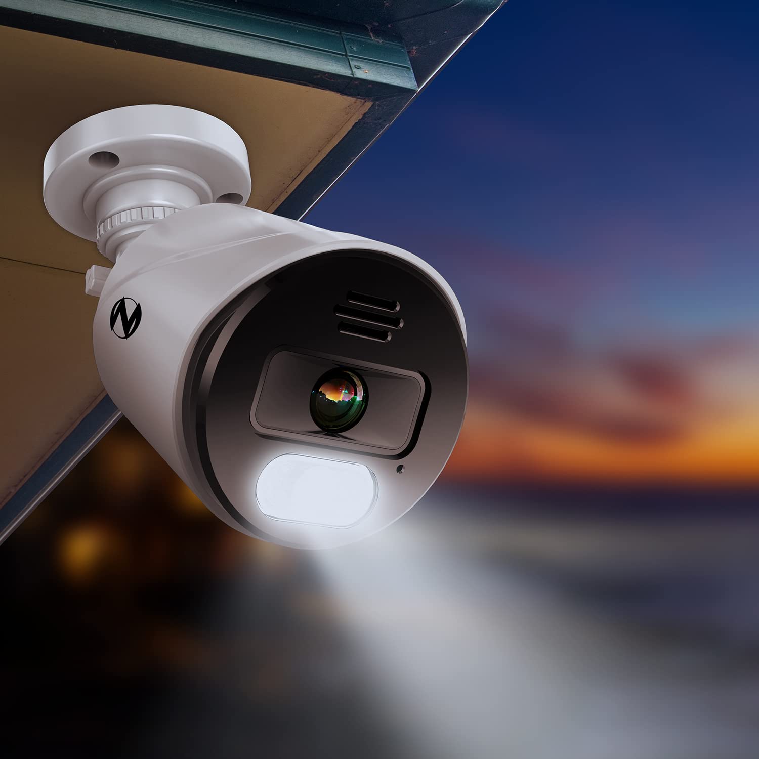 Night Owl Wired IP 4K UHD Indoor/Outdoor Add On Spotlight Cameras with Preset Voice Alerts and Built-in Camera Siren (Requires Compatible BTN8 Series NVR or BTD8 Series DVR - Sold Separately)