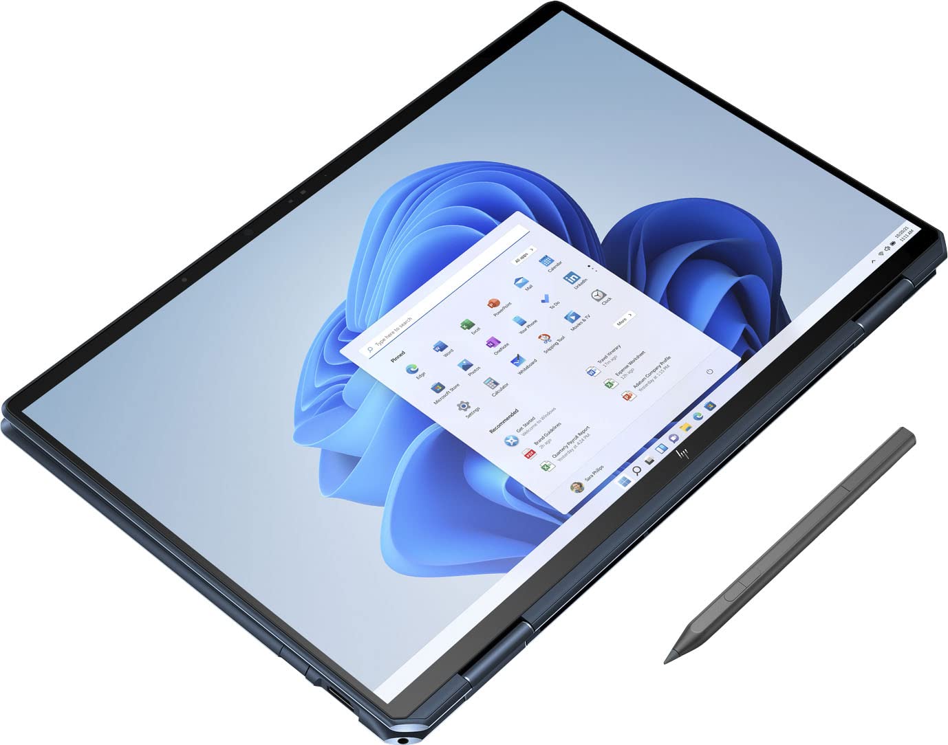 HP Spectre x360 16” 3K+ IPS (3072 x 1920) 2-in-1 Laptop, Touch 400nits, i7-11390H, Iris Xe Graphics, 17h Battery, Thunderbolt 4, Wi-Fi 6, Fingerprint, w Stylus+Sleeve (16GB RAM | 512GB PCIe SSD)