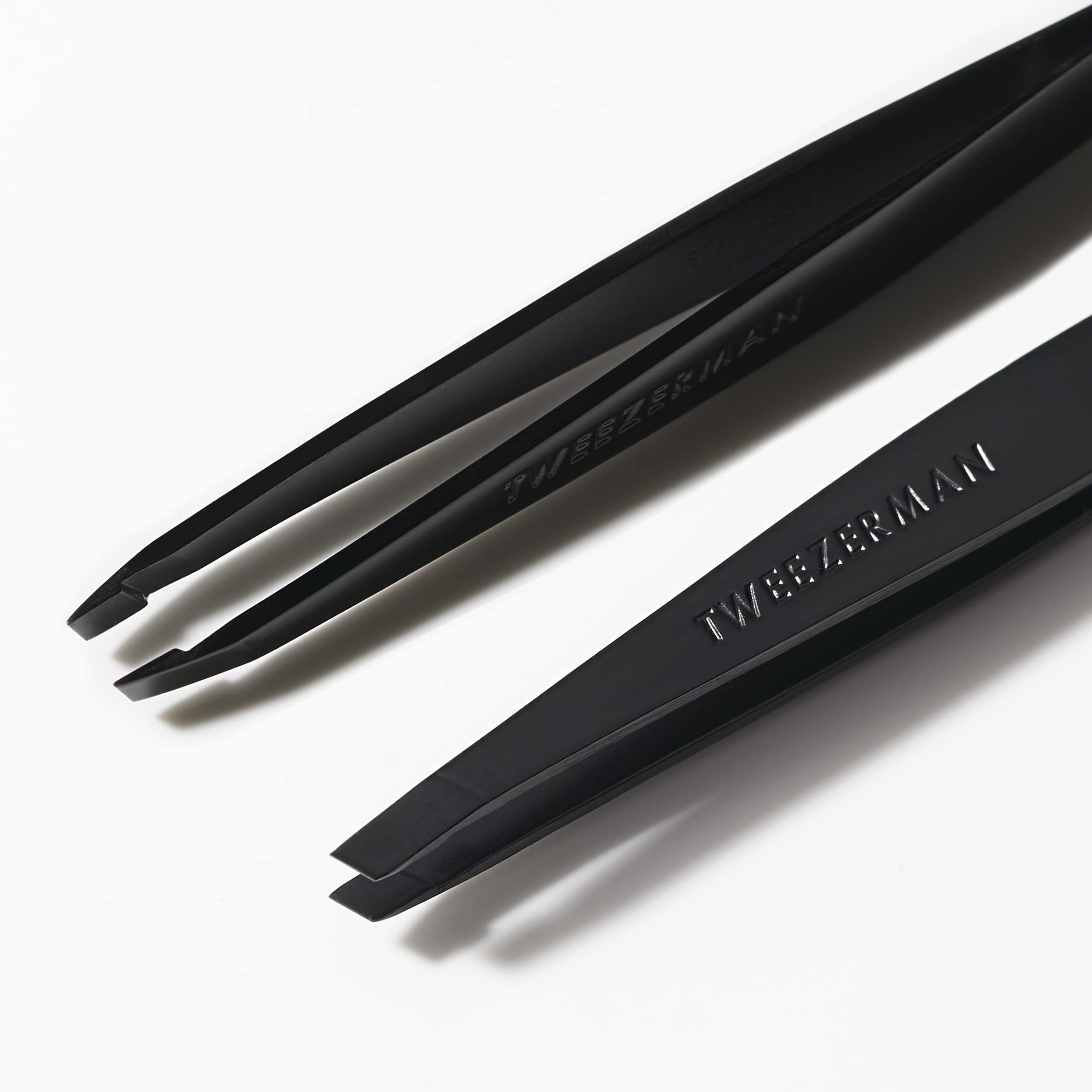 Tweezerman Black Matte Slant Tweezer