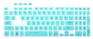 keyboard cover compatible for 2022 asus tuf gaming f15 fx507 laptop, 2022 asus tuf dash 15 gaming fx517, asus tuf gaming a15 2022, asus tuf gaming a17 fa707 2022, asus tuf gaming f17 fx707 2022 - mint