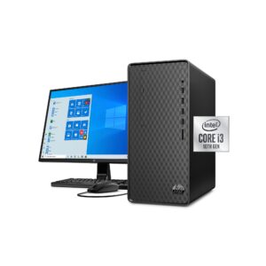 hp desktop 24.8" fhd m01-f1063wb pc intel core i3-10100 3.6ghz 8gb ram 1tb hdd dvd-rw windows 10 home