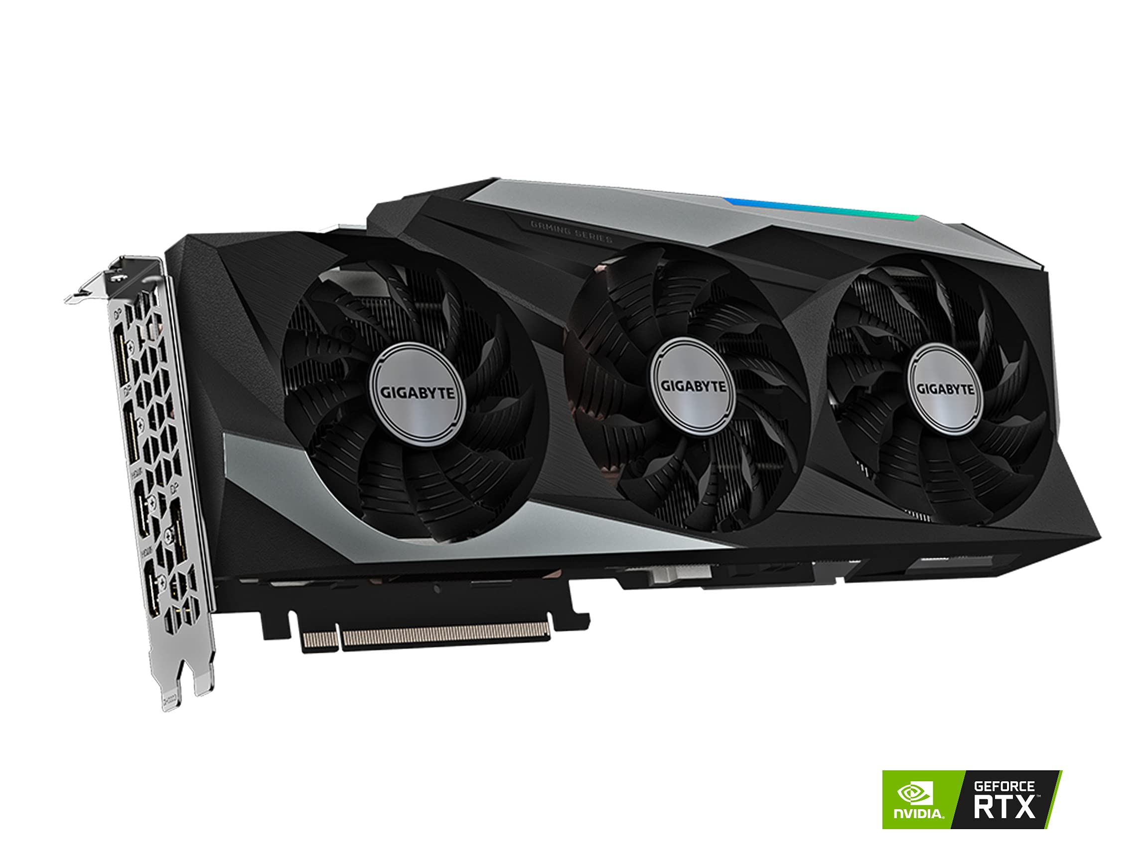 GIGABYTE GeForce RTX 3080 Gaming OC 10G (REV2.0) Graphics Card, 3X WINDFORCE Fans, LHR, 10GB 320-bit GDDR6X, GV-N3080GAMING OC-10GD REV2.0 Video Card (Renewed)